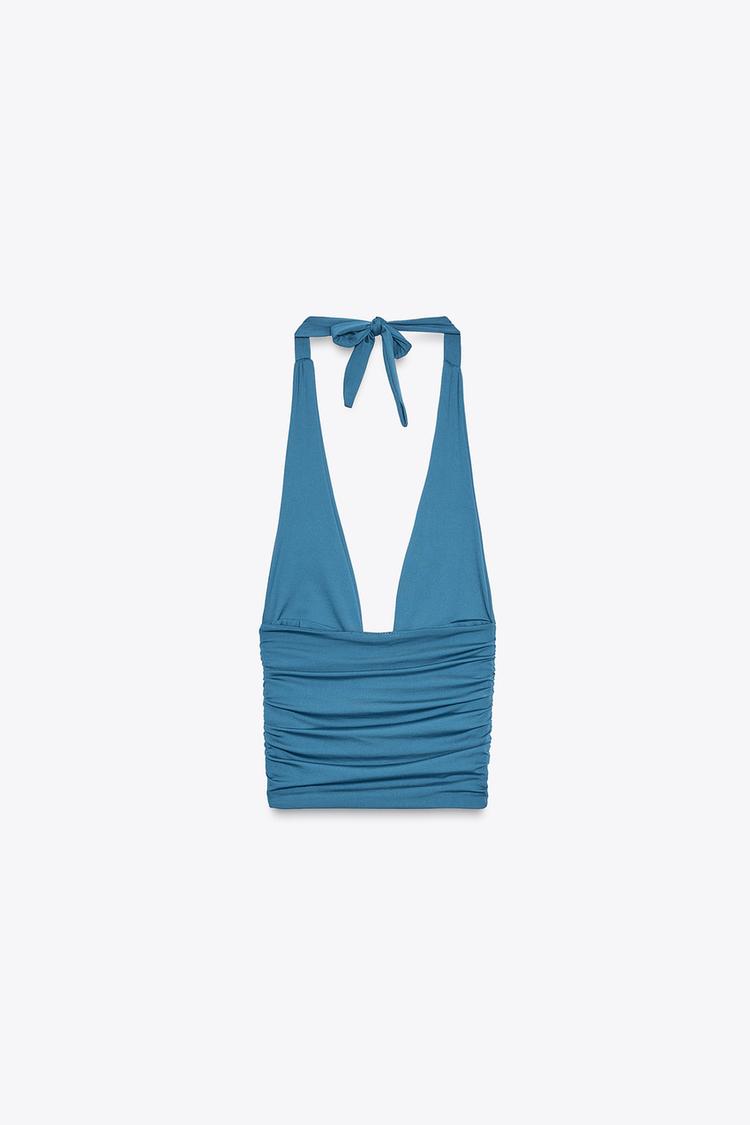SOLANA HALTER TOP