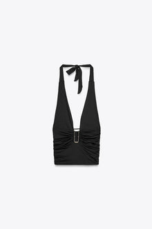 SOLANA HALTER TOP