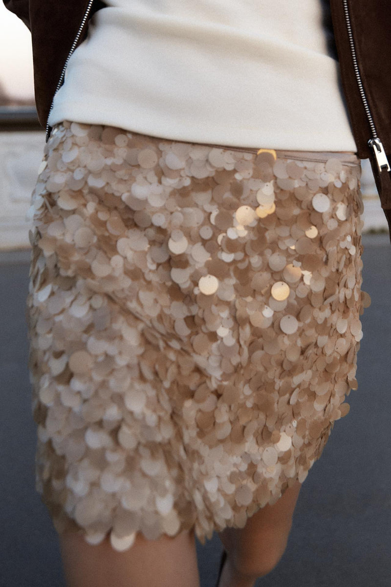 NOVA SEQUIN SKIRT