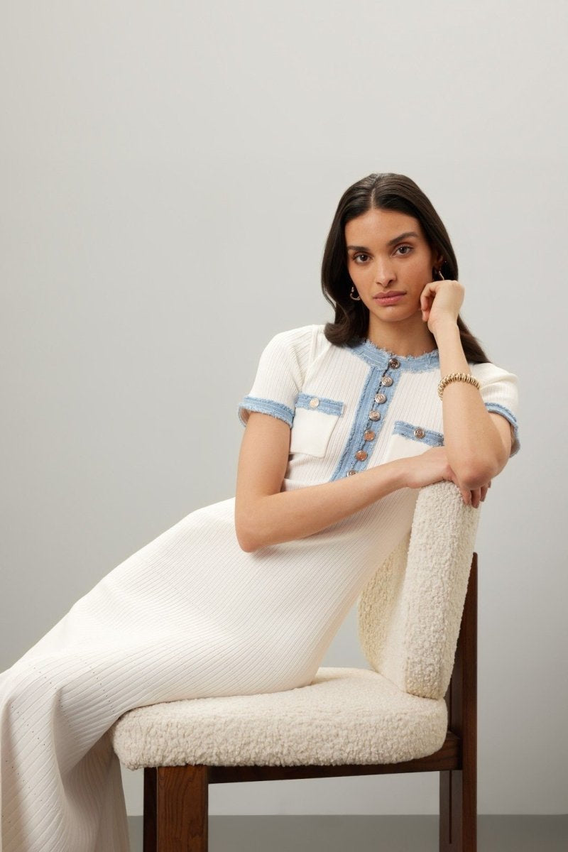 KNITTEE MIDI DRESS