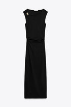 METALLIC MOTIF DRESS