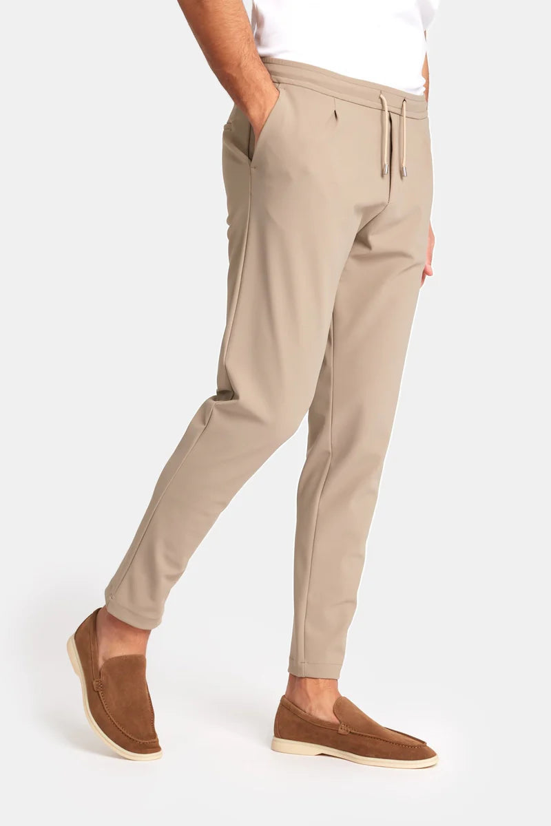 TAILORED DRAWSTRING TROUSERS