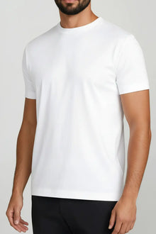 MINIMAL MOCK-NECK TEE