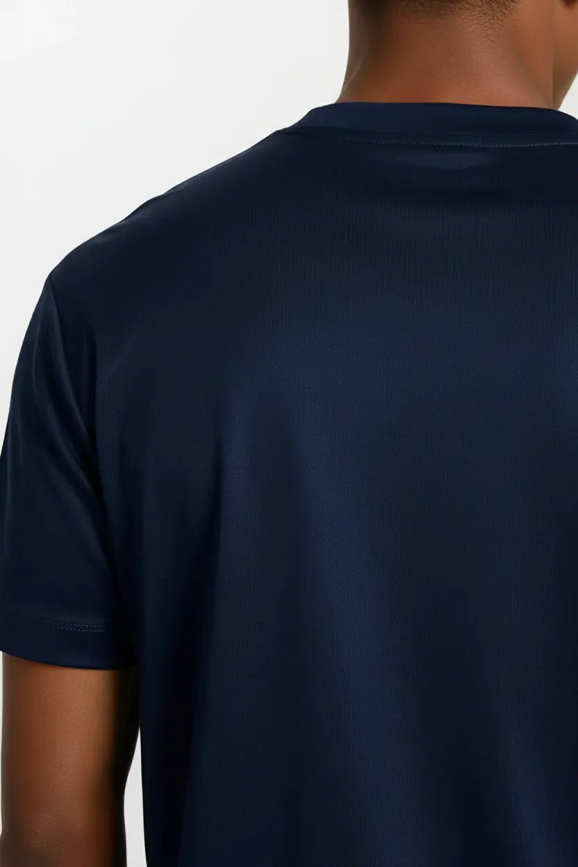 MINIMAL MOCK-NECK TEE